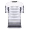 White / Navy Stripes