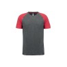 Grey Heather / Sporty Red Heather